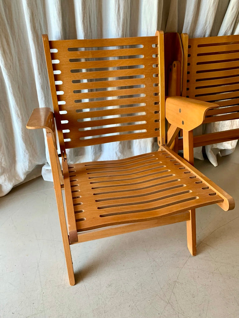 VINTAGE NIKO KRAJL FOLDING ARM CHAIR