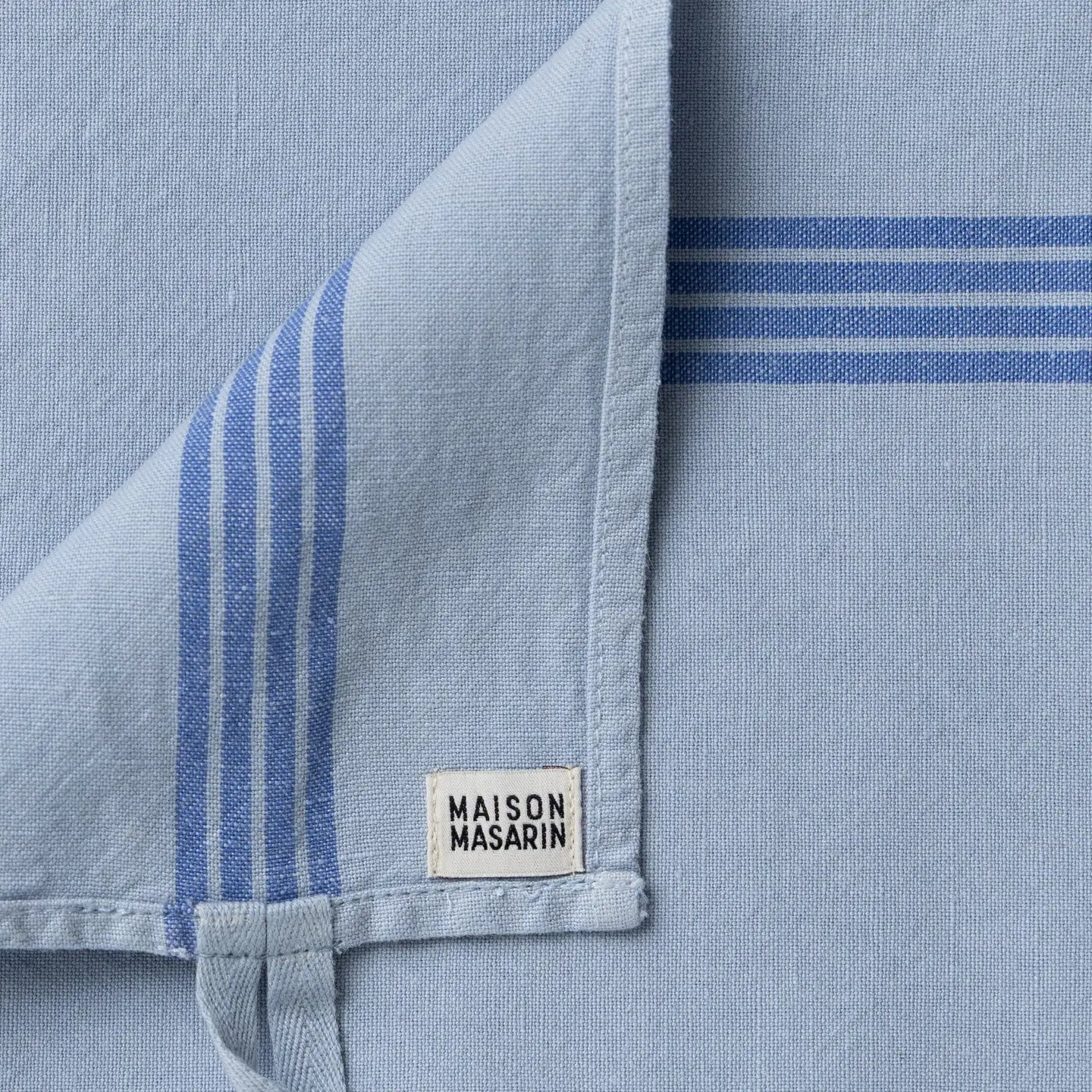 Tea Towel: Horizon / Blue stripes