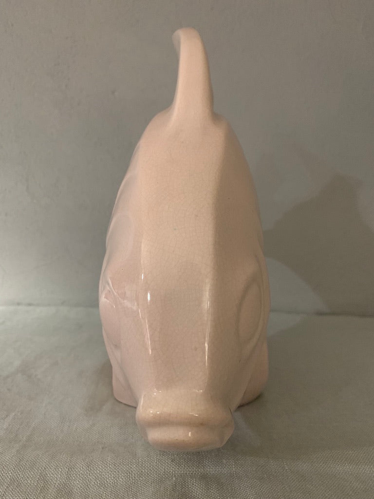 Art Deco Pink Ceramic Fish