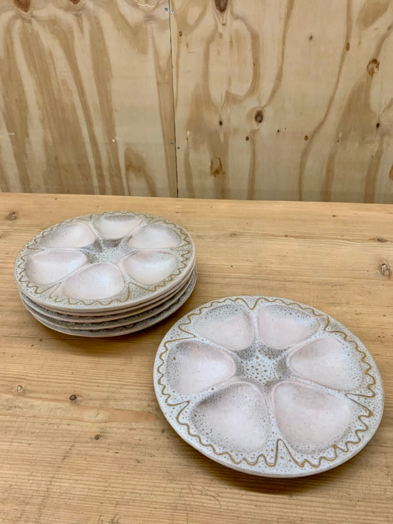 1960s Oyster Plate by Austruy