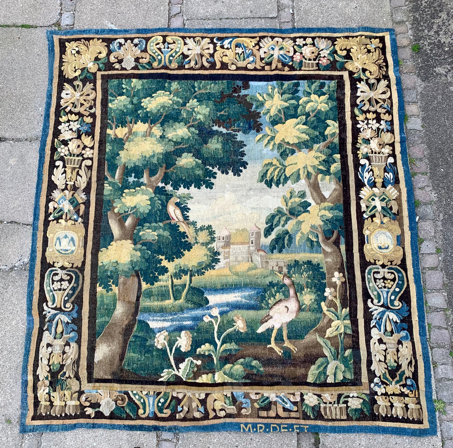 French Tapestry - Tapisserie Verdure Royale de Felletin