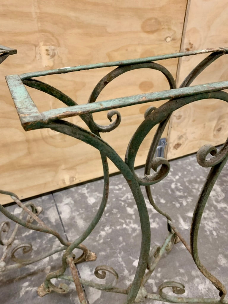 Pair of Arras Table Bases - Wrought Iron