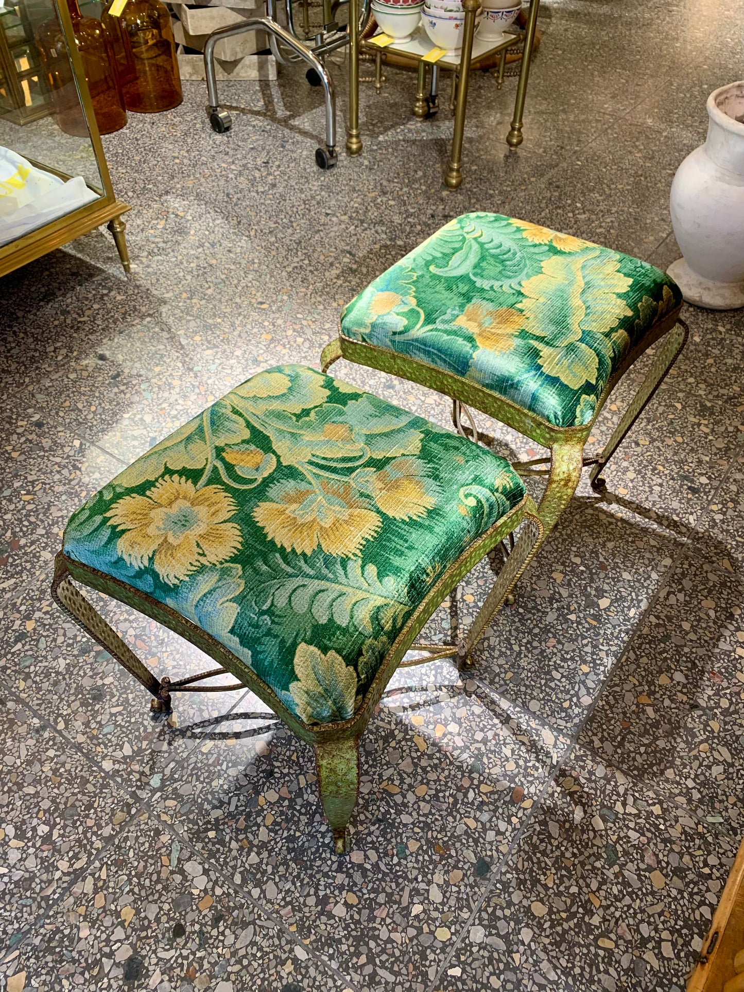Pair of Italian Vintage Stools