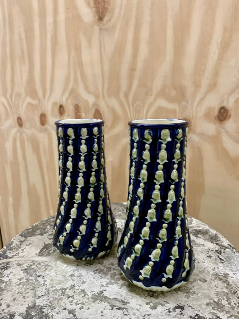 A Pair of Earthenware Vases