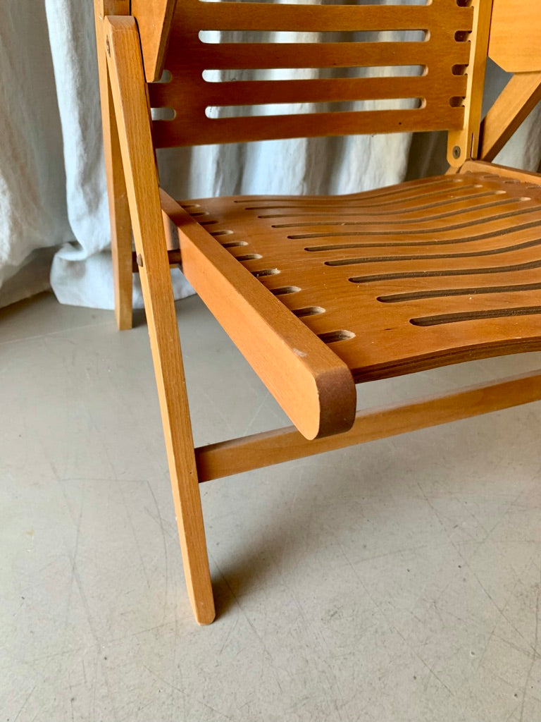 VINTAGE NIKO KRAJL FOLDING ARM CHAIR