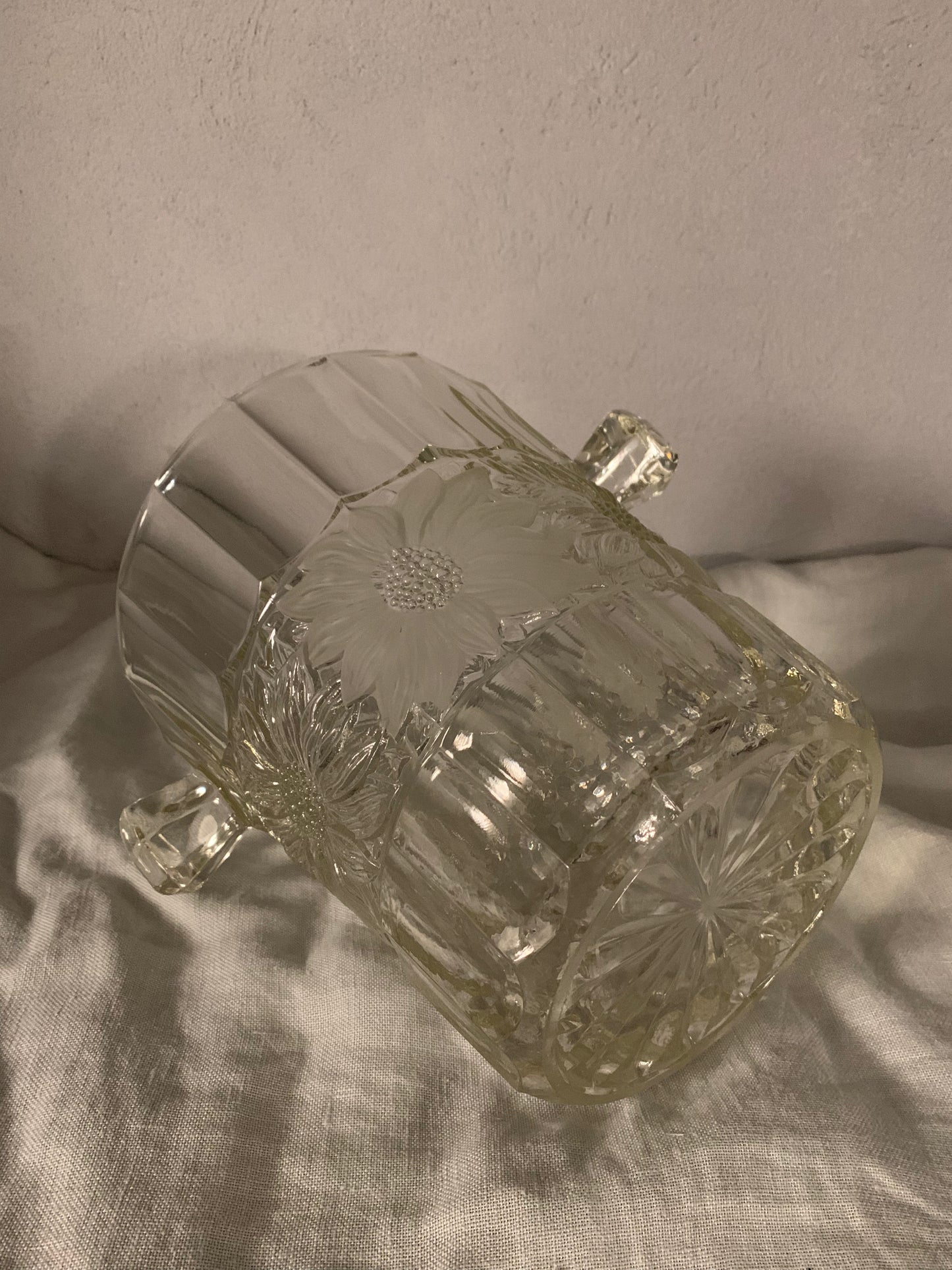 Decorated Glass Champagne Cooler