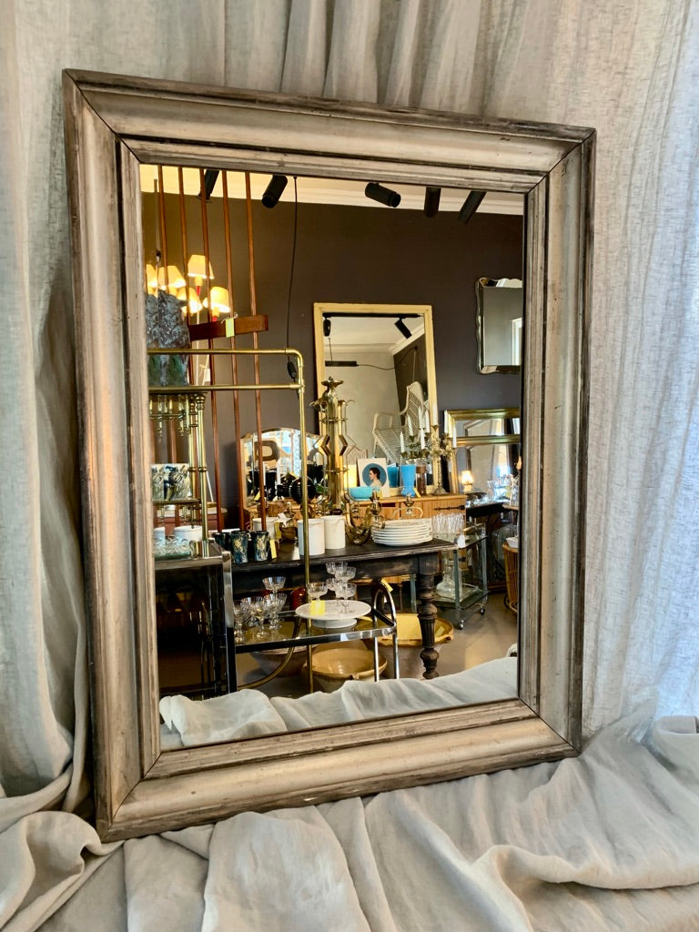 Silver Framed Mirror