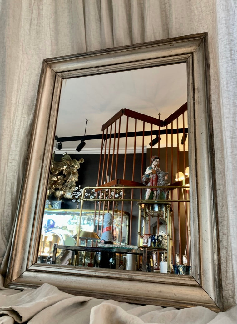 Silver Framed Mirror