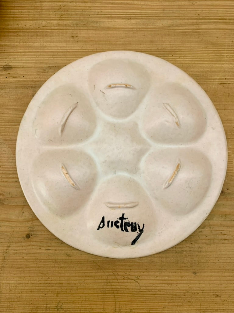 1960s Oyster Plate by Austruy