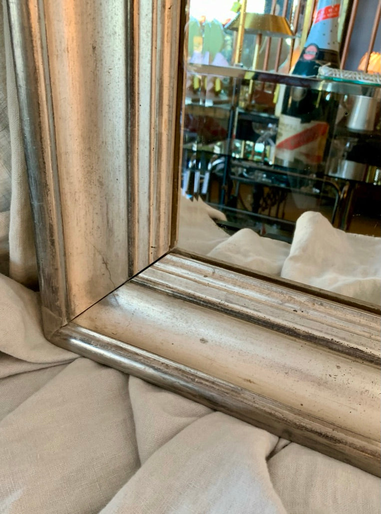 Silver Framed Mirror