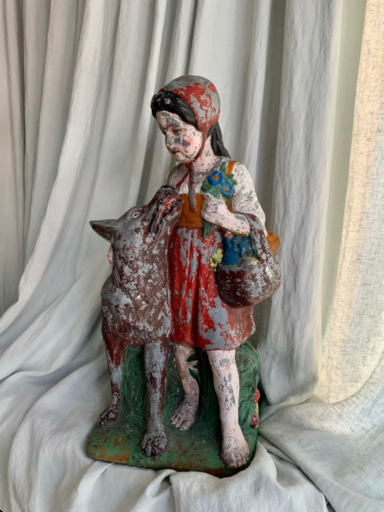 Little Red Riding Hood - Garden Statue