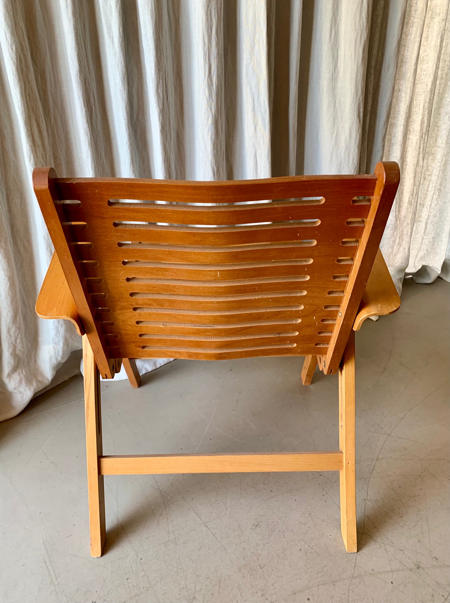 VINTAGE NIKO KRAJL FOLDING ARM CHAIR