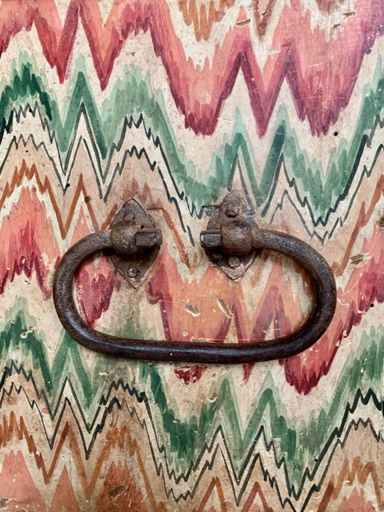 18th Century Italian Chest with Painted Decoration