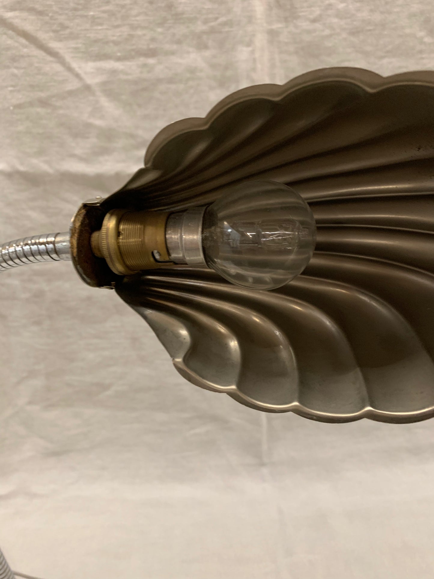 1930's French Chrome Desk Lamp