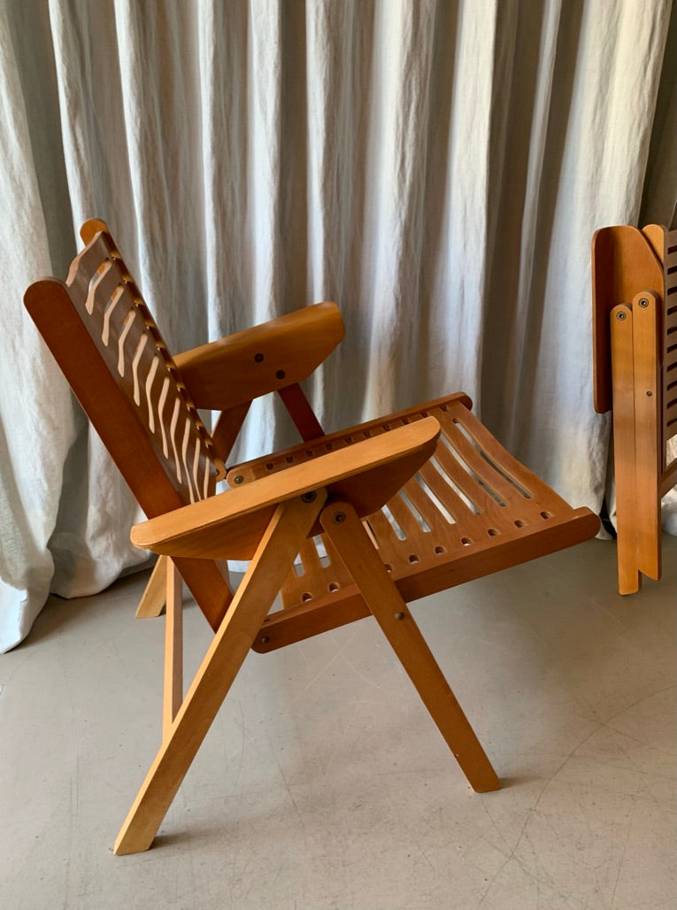 VINTAGE NIKO KRAJL FOLDING ARM CHAIR