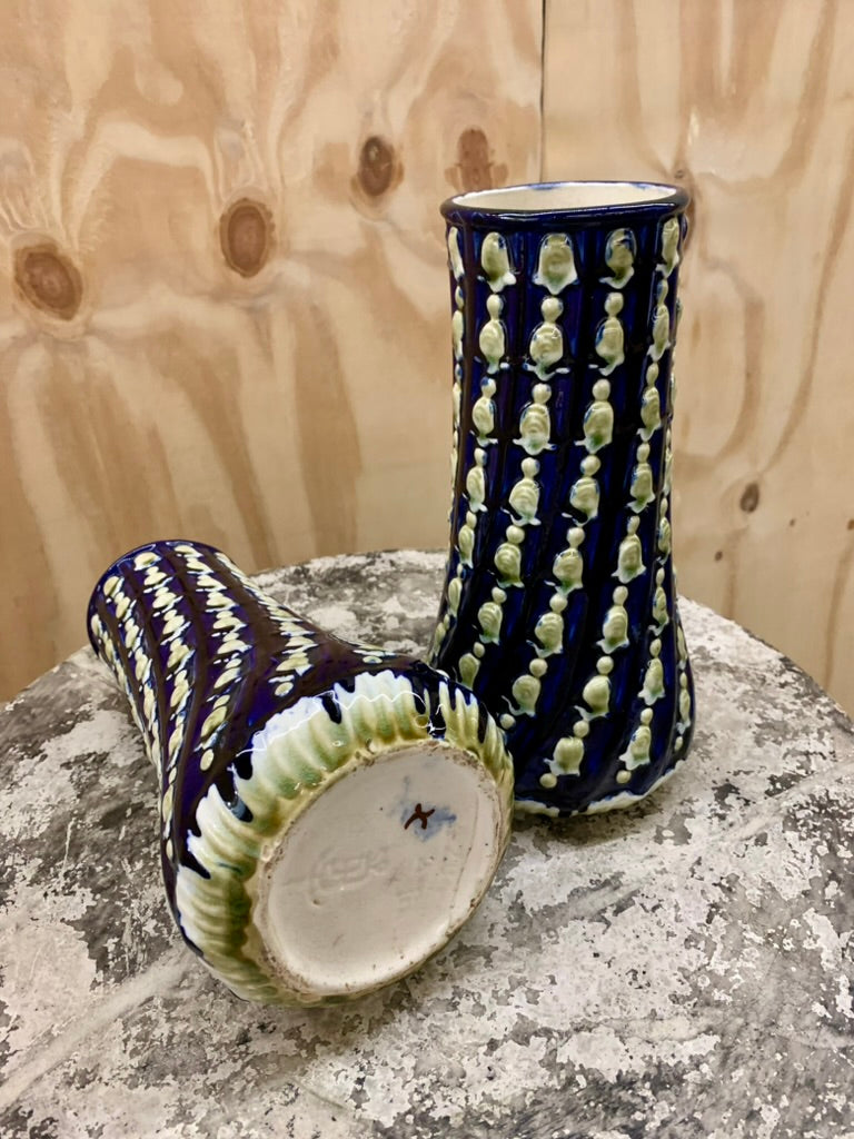 A Pair of Earthenware Vases