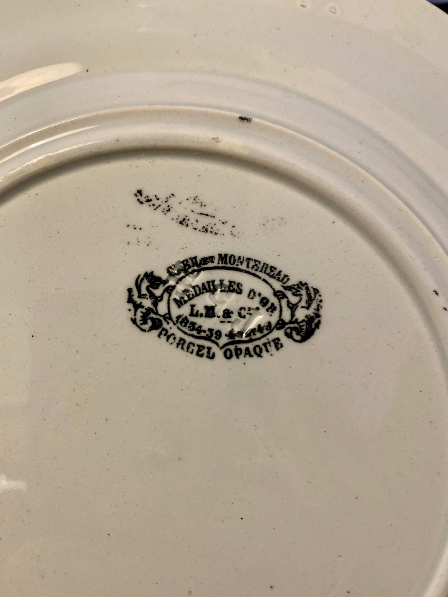 19th Century Earthenware Plate