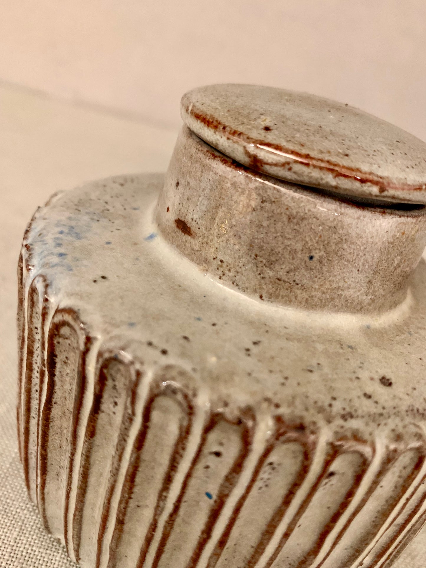 Ceramic Lidded Jar, by Gertrud Vasegaard
