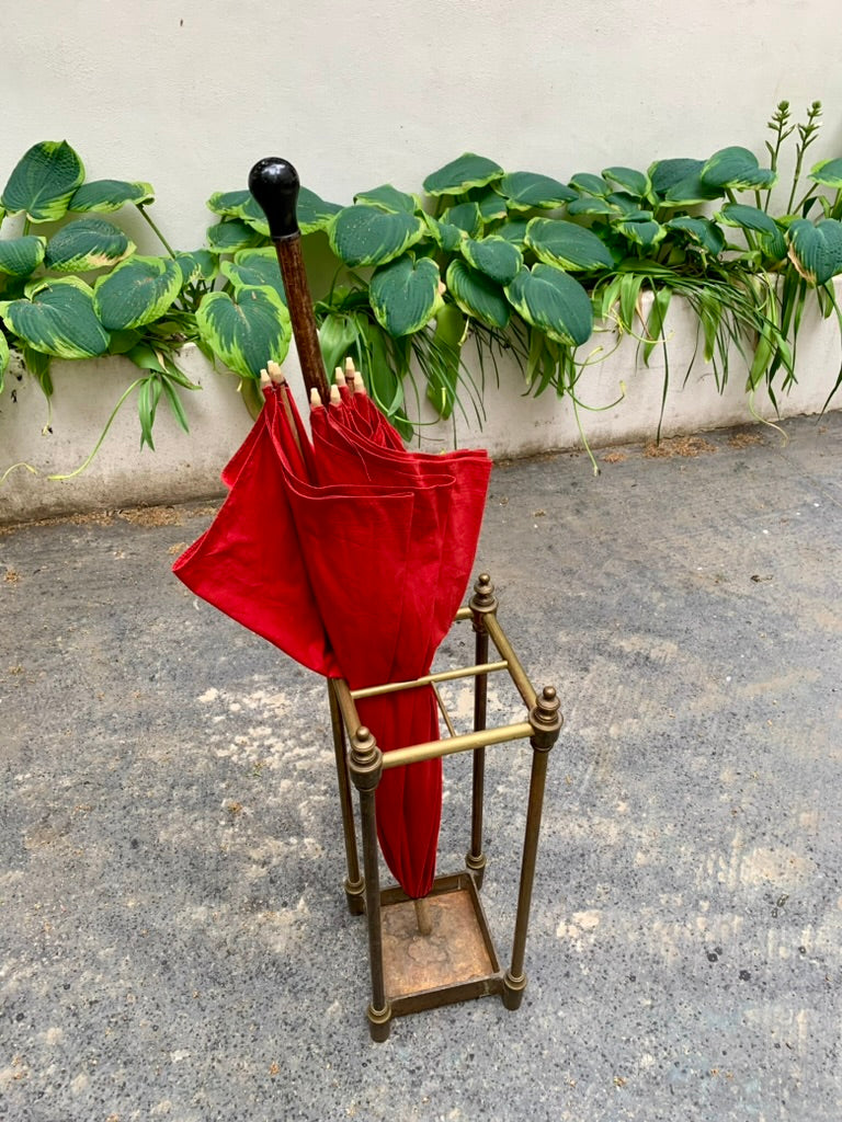 French Brass Umbrella Stand