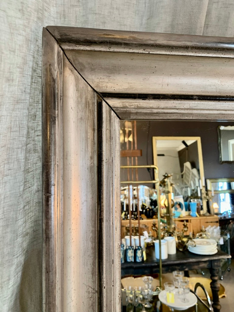 Silver Framed Mirror