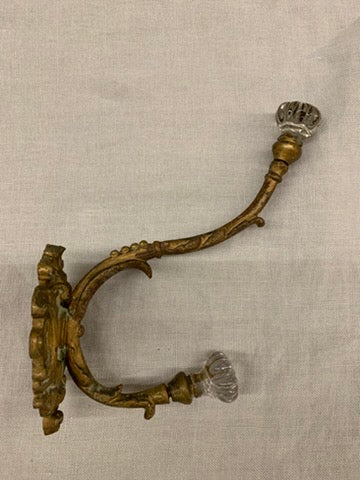 Bronze and glass hooks