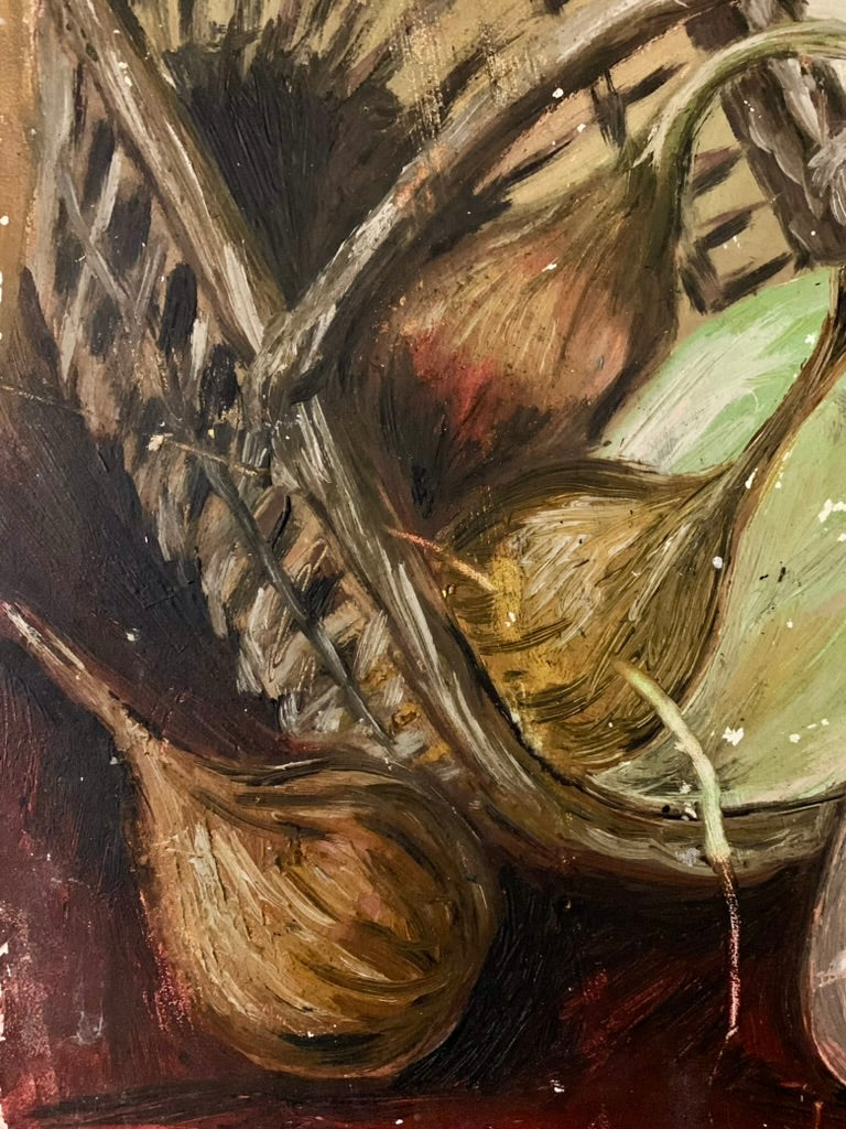 French Vintage Still Life Oil Painting