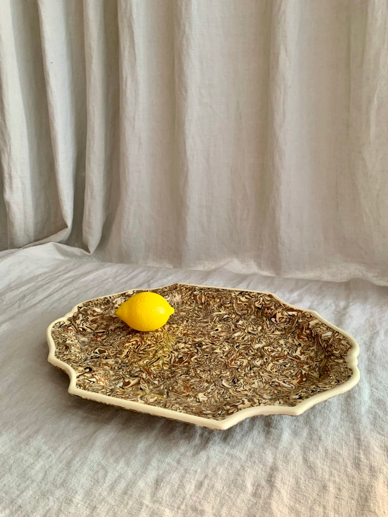 LES TERRES MELÉES D'APT - Serving plate