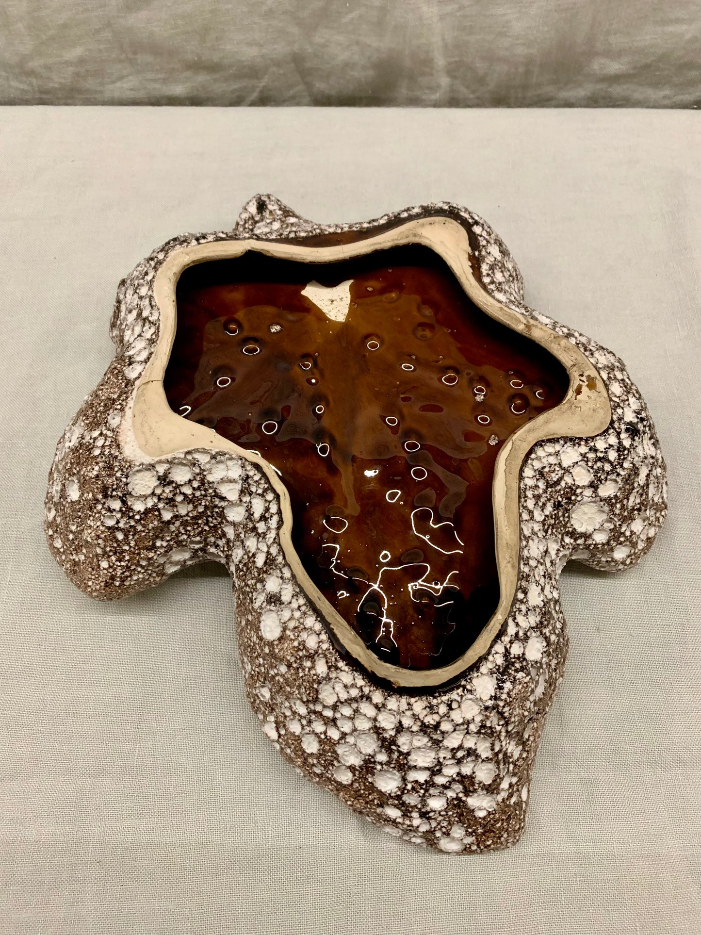 French 1960's Leaf Shaped Dish