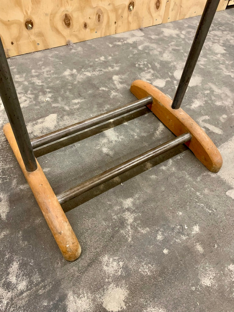Vintage Industrial Clothes Stand