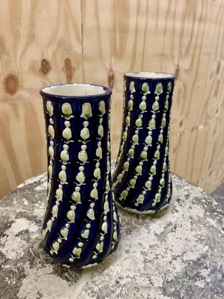 A Pair of Earthenware Vases