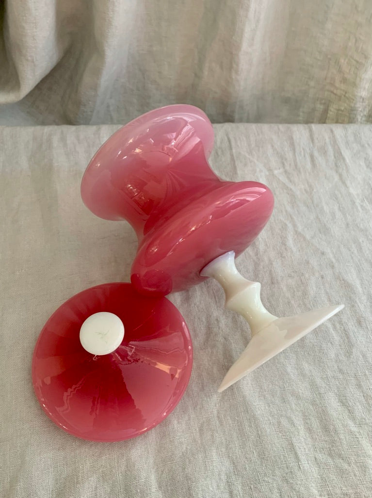 Italian Glass Bonbonniere