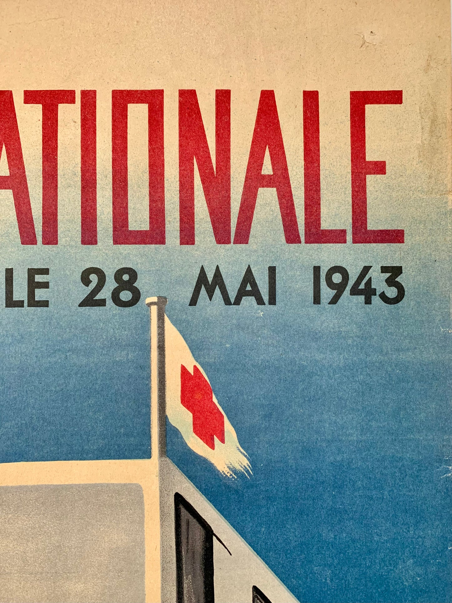 1943 Loterie Nationale - Original French Vintage Lithographic Poster