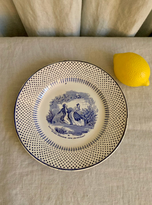 19th Century Earthenware Plate