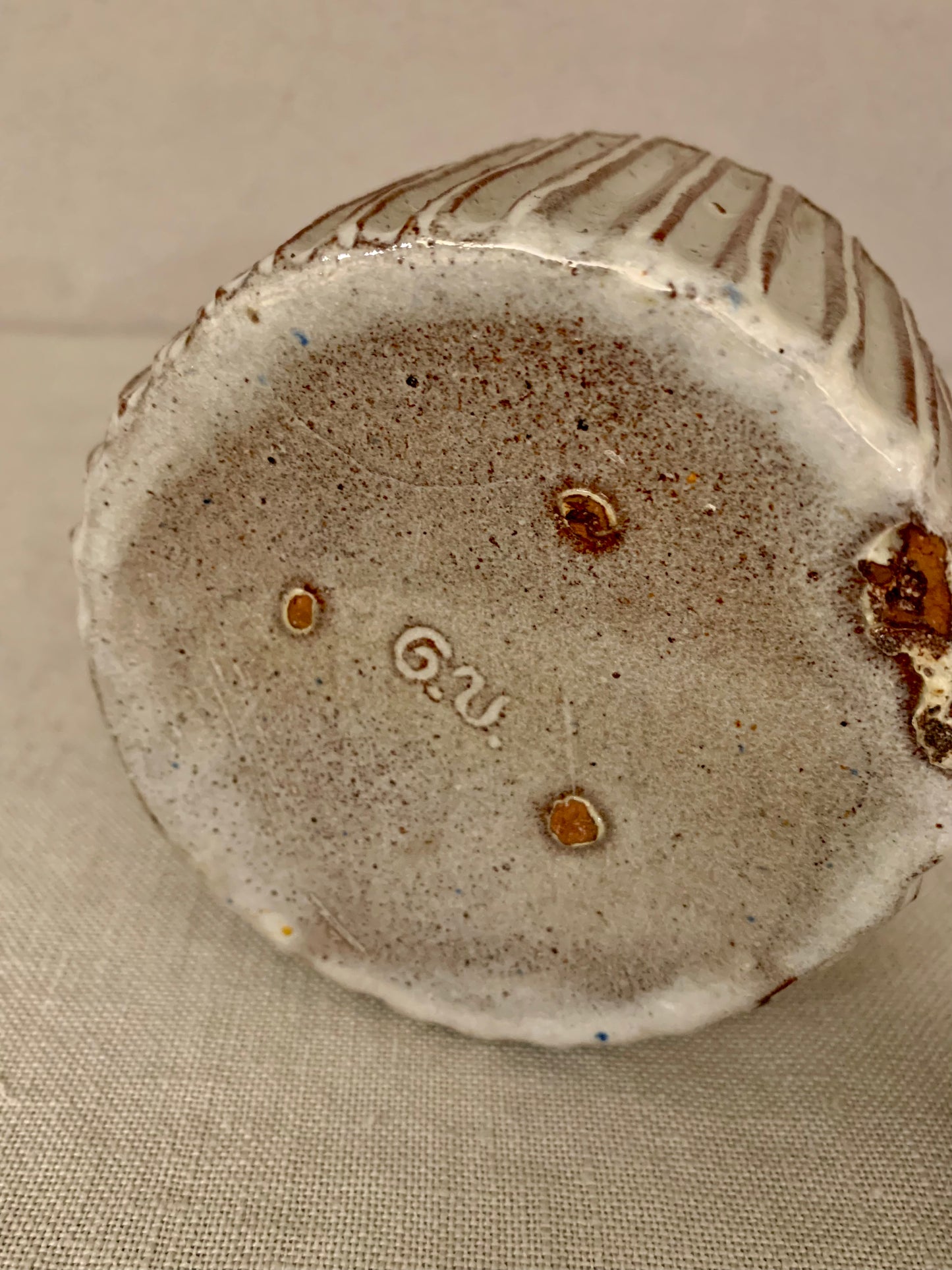 Ceramic Lidded Jar, by Gertrud Vasegaard