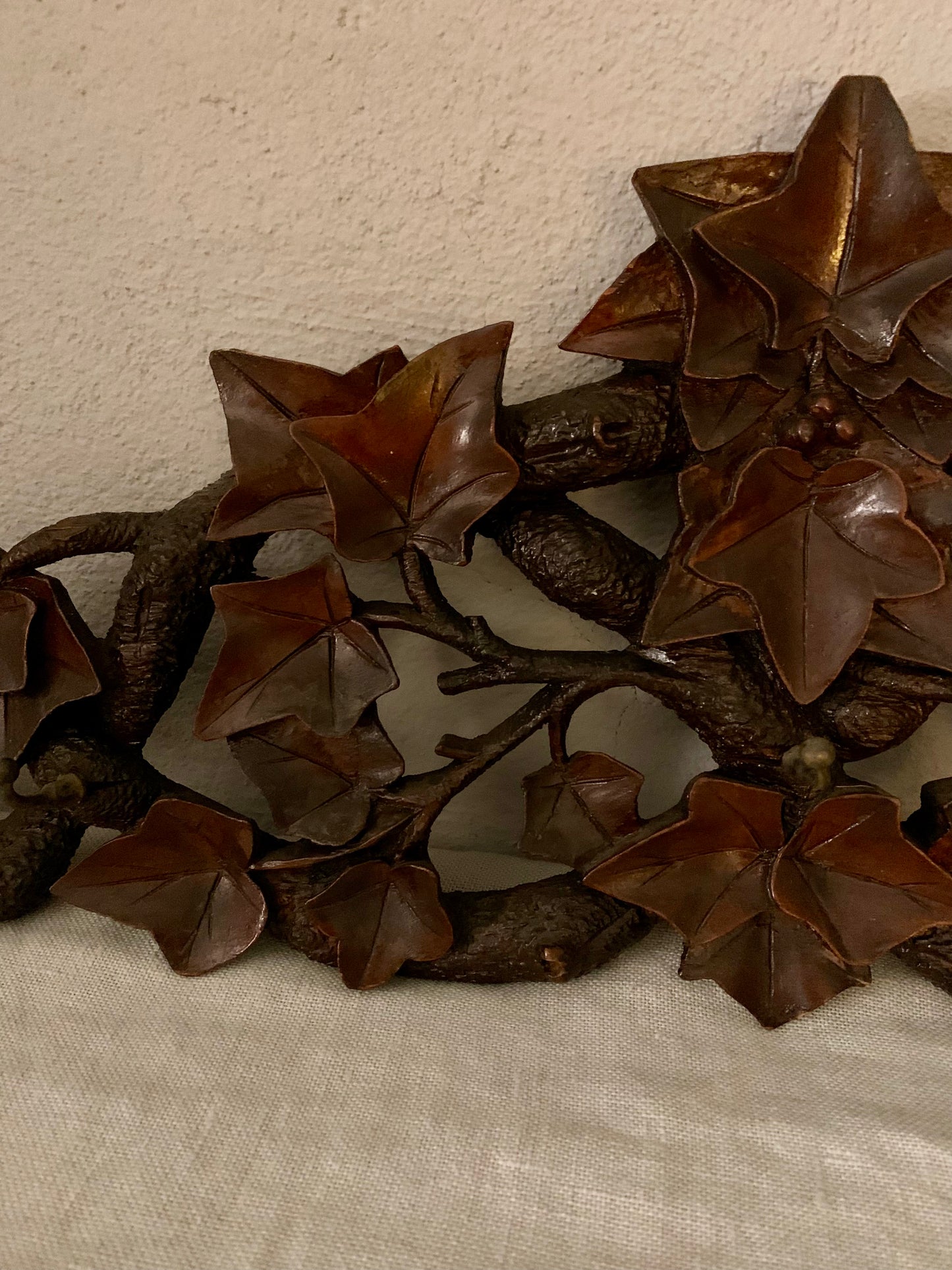Black Forest Handcarved Wall Plaque