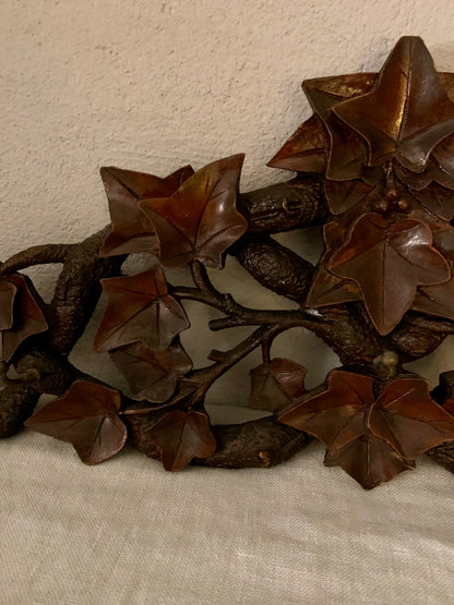 Black Forest Handcarved Wall Plaque