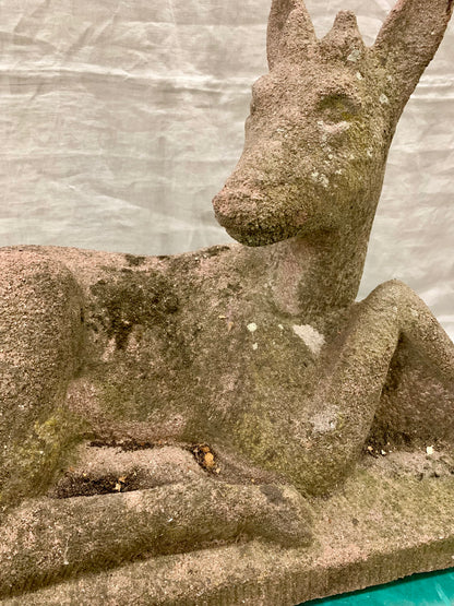 Vintage Deer Garden Statue