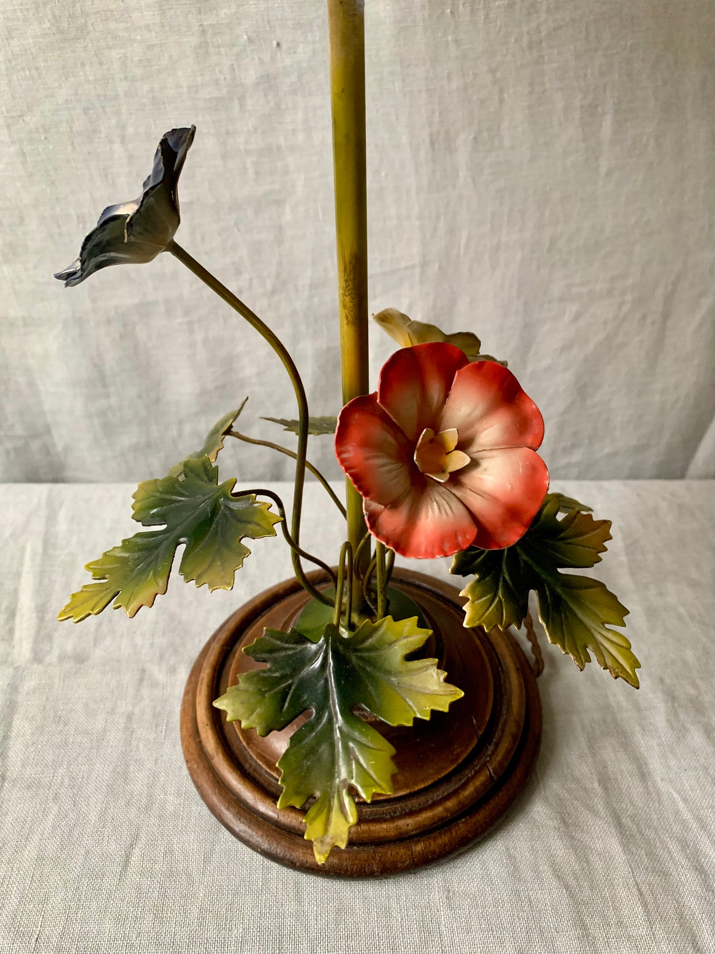 French 1930's Flower Lamp