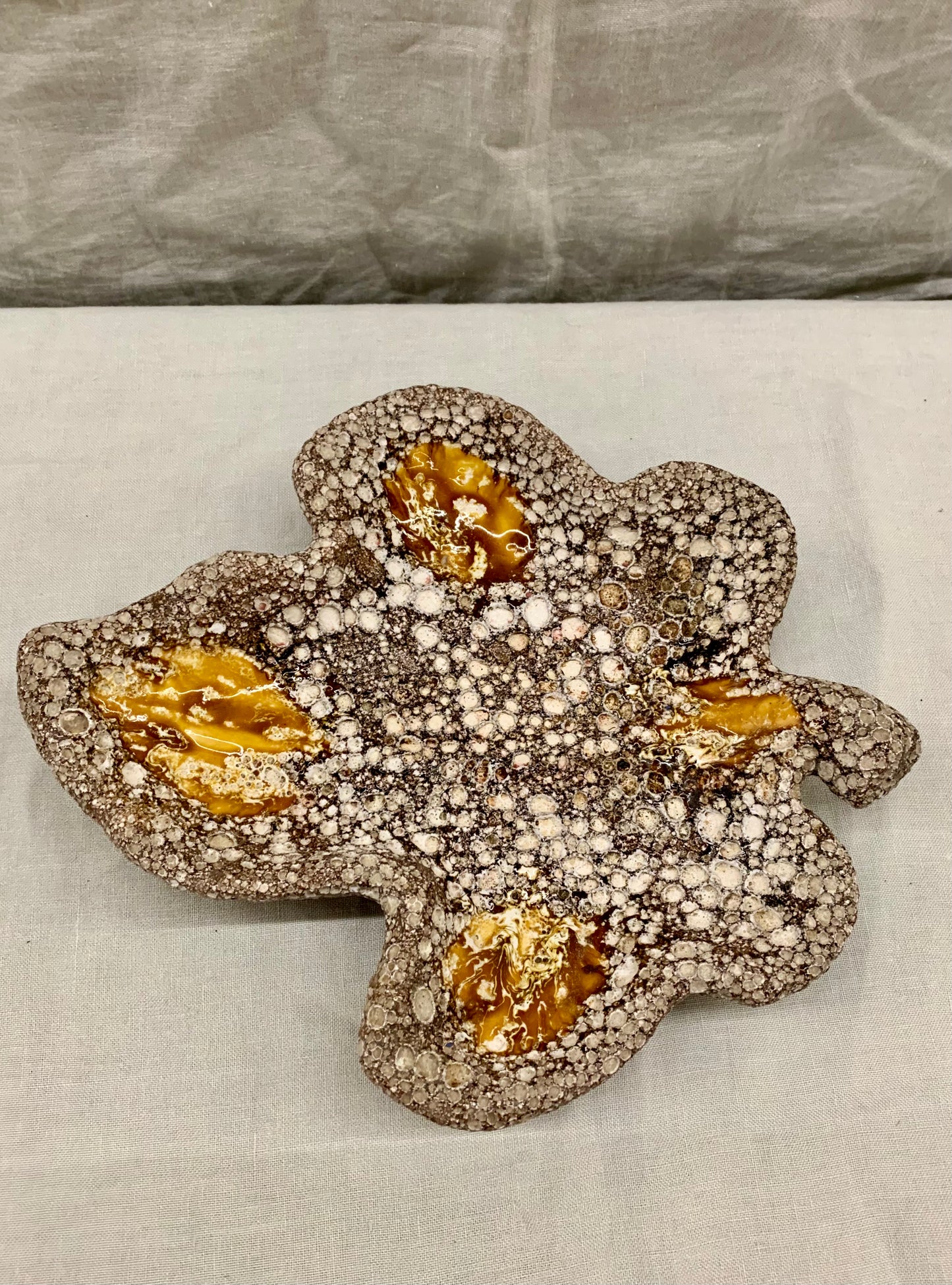 French 1960's Leaf Shaped Dish