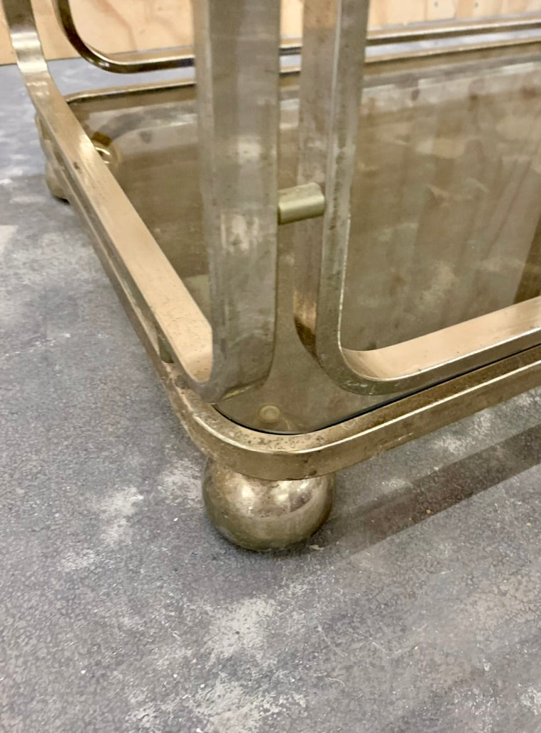 1970s Golden Drinks Trolley