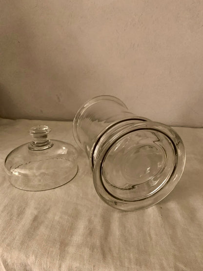French Apothecary Glass Jar