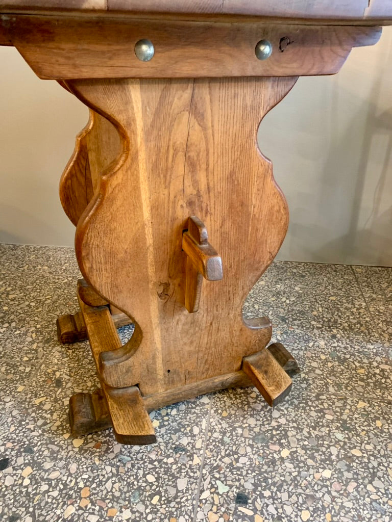 Rustic Chunky Oak Table