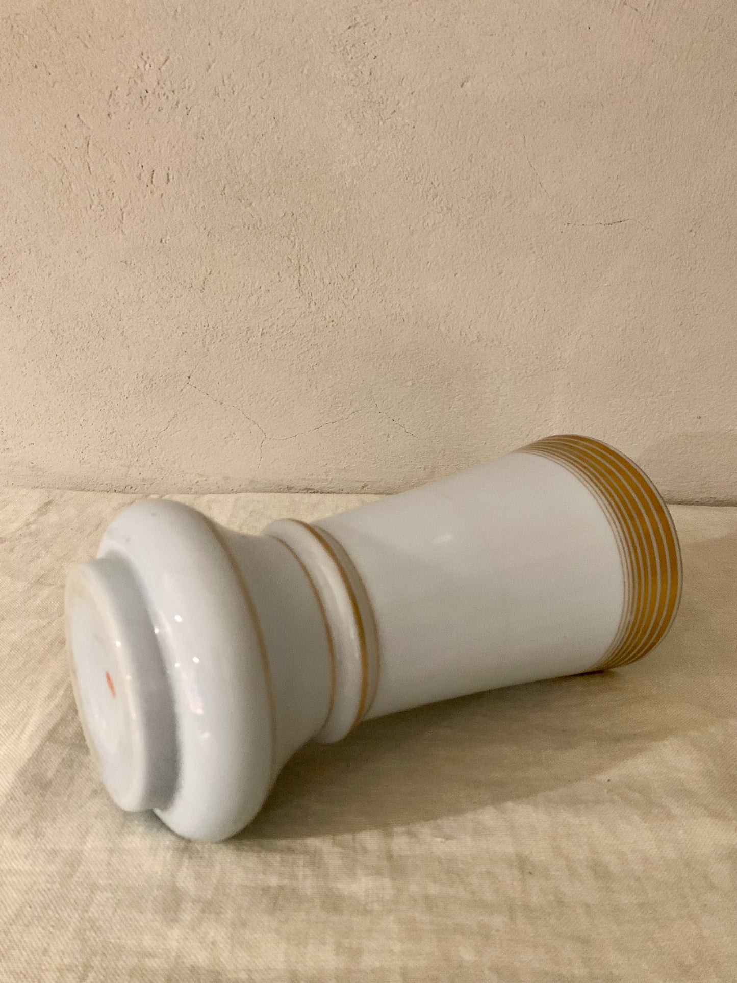 French Opal Glass Vase