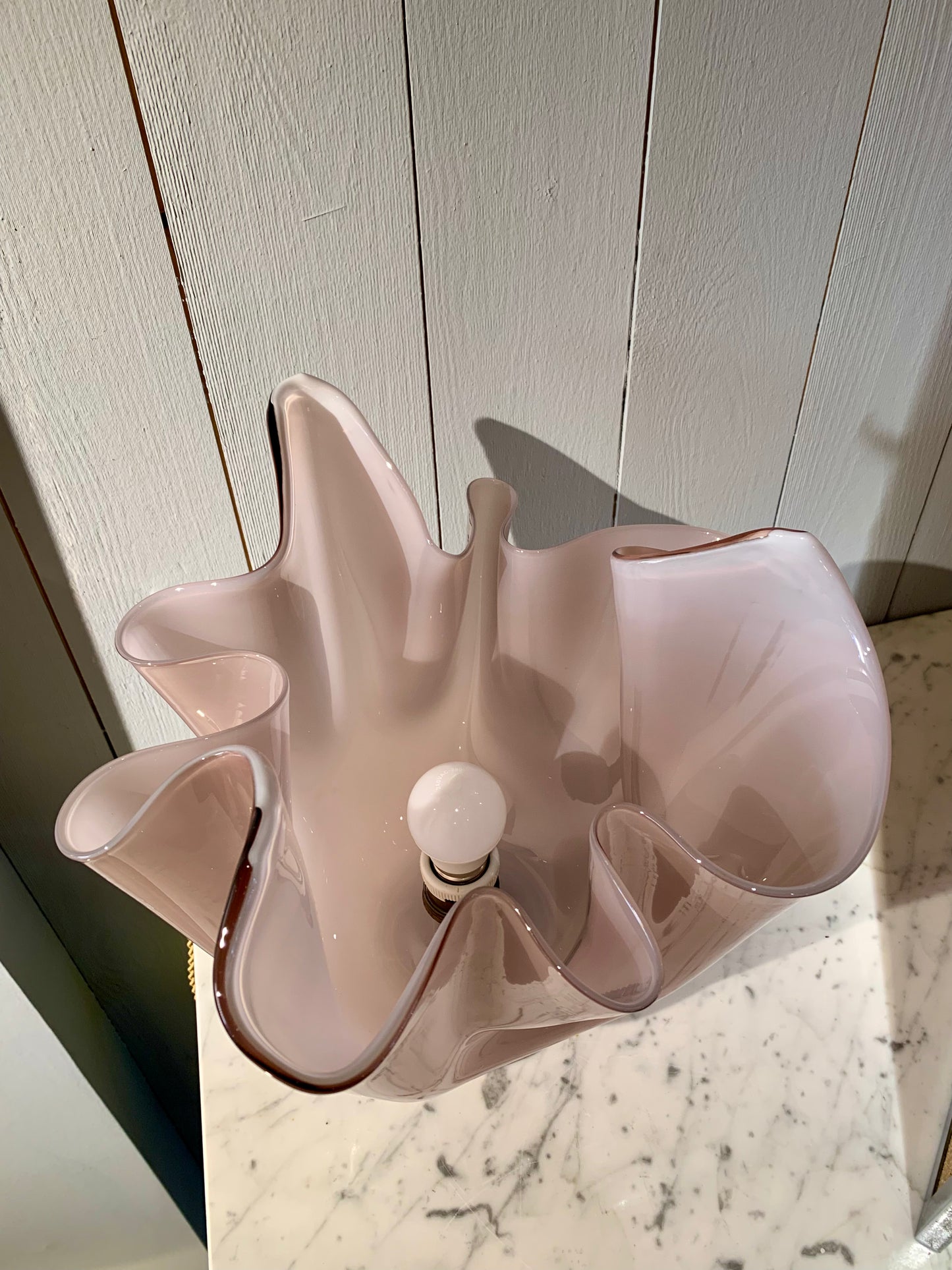 1950s Murano "Fazzoletto" or "Handkerchief" Lamp by Fulvio Bianconi, Venini