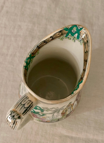 Pitcher with Chinoiserie Motive