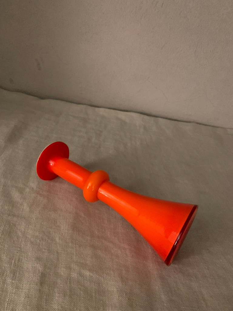 Vintage Orange Holmegaard "Carnaby" Vase