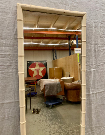 Tall Full Size Mirror - Faux Bambou