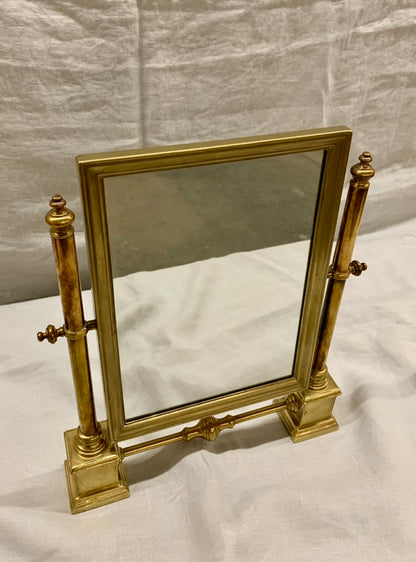 Brass Table Mirror
