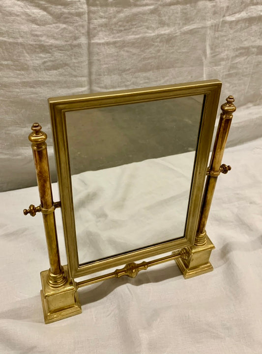 Brass Table Mirror