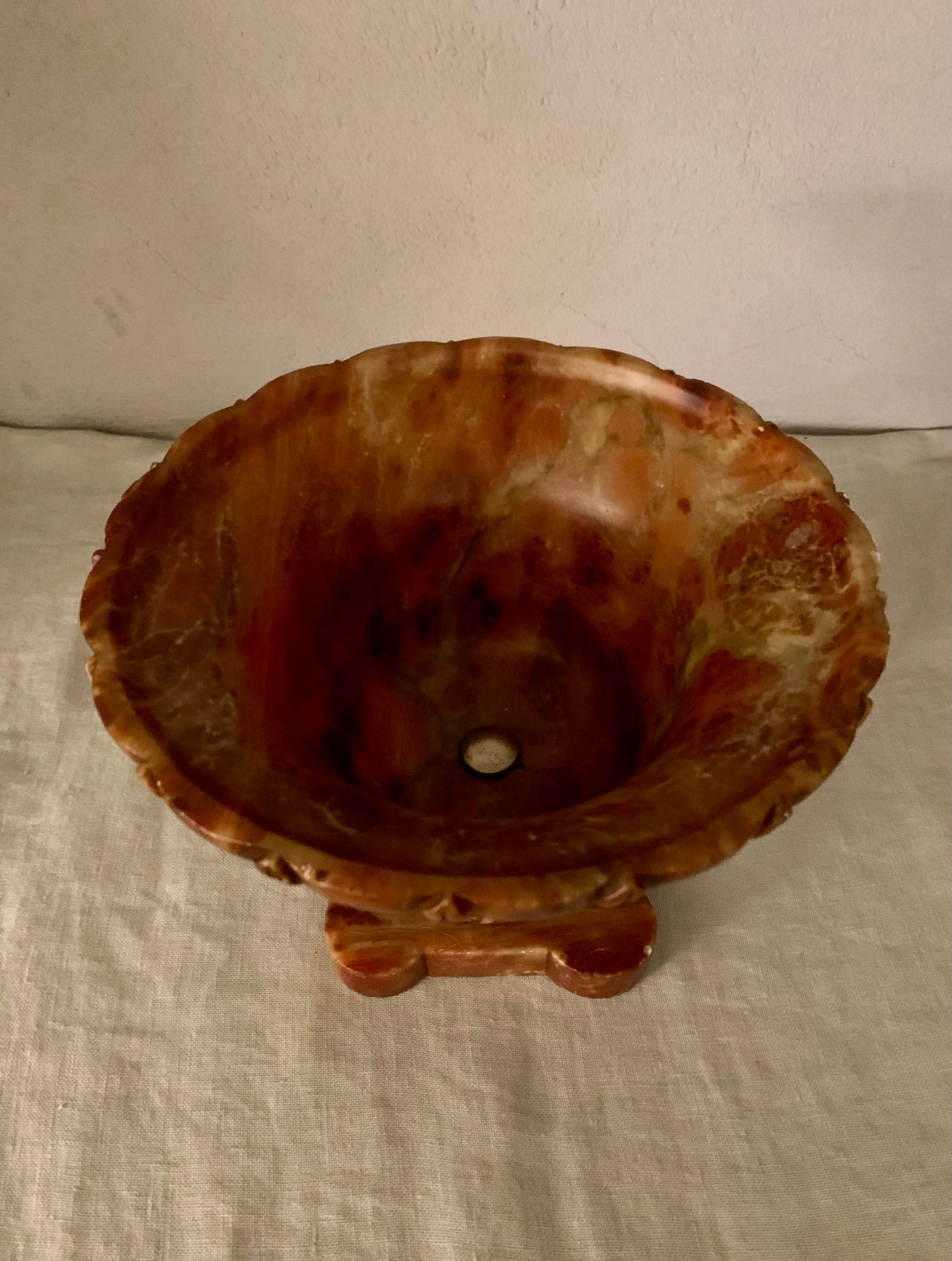 Vintage Alabaster Centerpiece